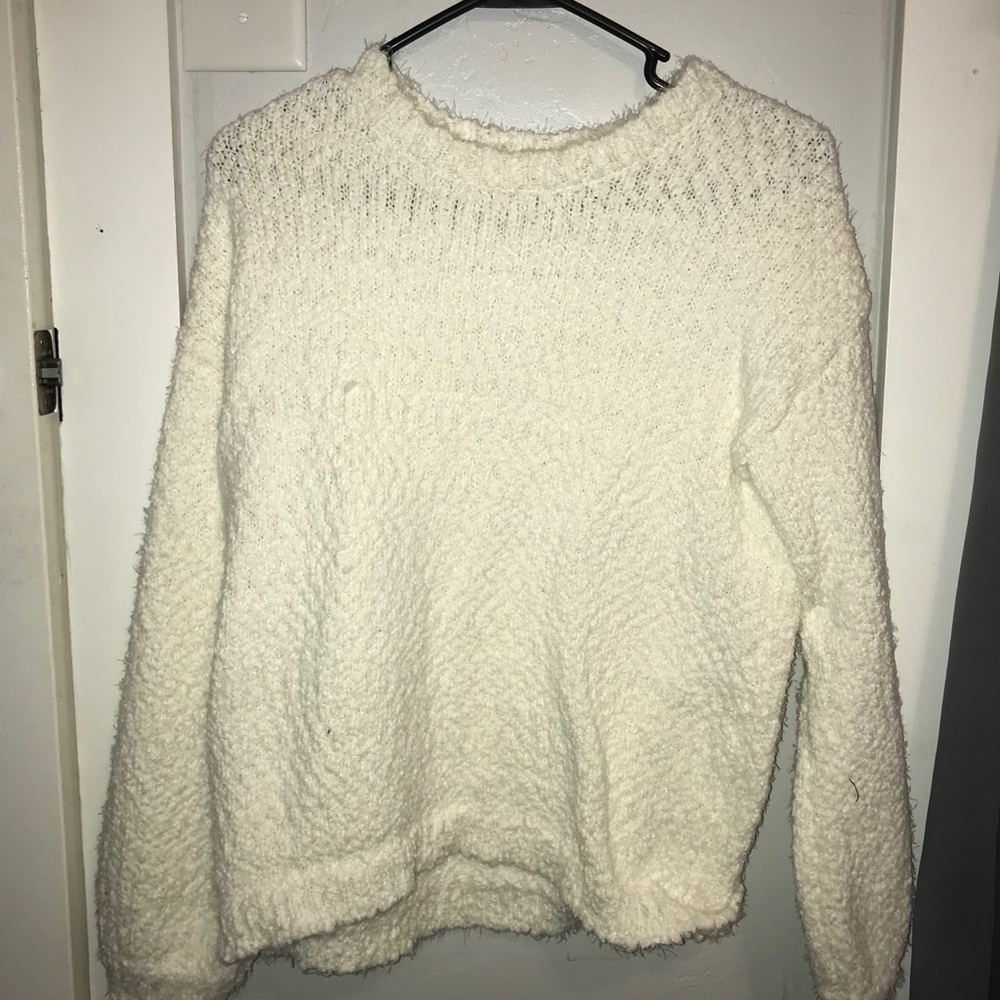 Heavy White Sweater